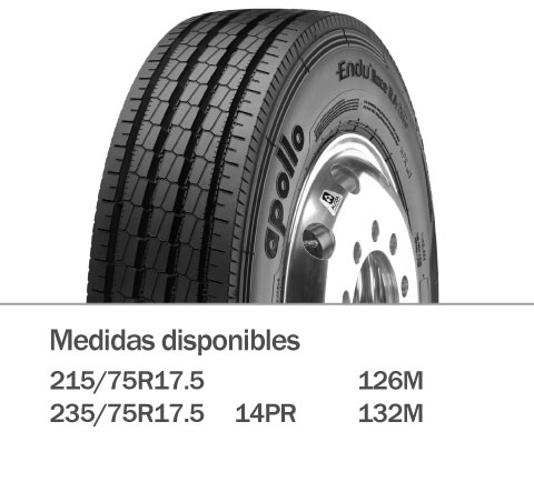 Llanta para Camion Endurace RA Medidas 1